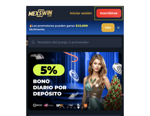 ¿Cómo Registrarse Mexswin? 3 Mexswin Mexswin.blog Mexwin juegos casino Blackjack, Baccarat, Roulette, Poker