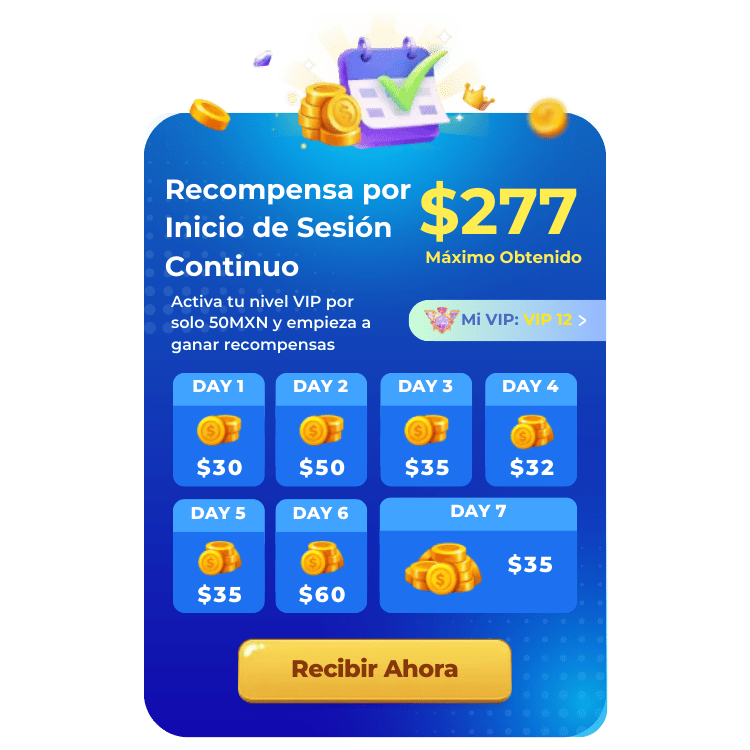 Mexswin Casino - Bono de $100 para novatos! 2 Recompensa por Inicio de Sesión Continuo mexswin 2025
